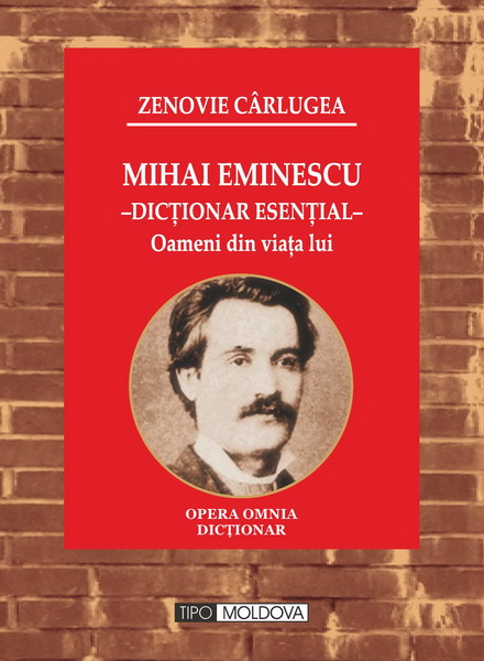 coperta carte mihai eminescu - dictionar esential de zenovie carlugea